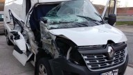 Un hombre muerto y una mujer herida tras salirse de la carretera su furgoneta
