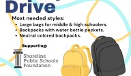 Shoreline Community invited to Backpack Drive Open House to support local students August 15, 2025