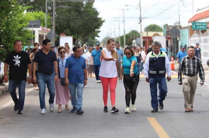 Reparan una vía clave en la colonia Cortés Sarmiento