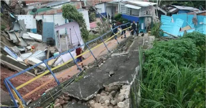 Fuertes lluvias hacen colapsar más de 300 viviendas en el Táchira