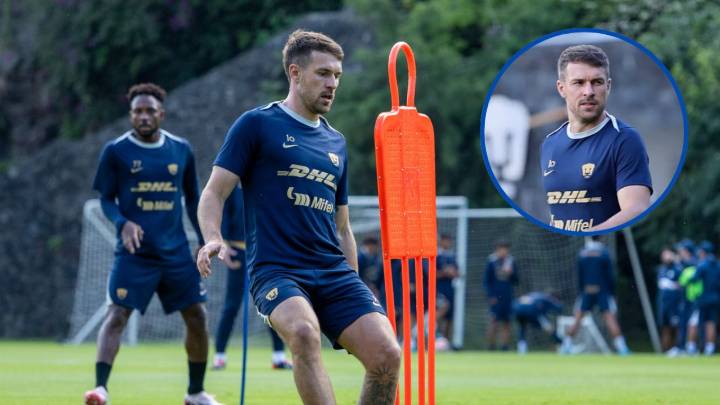 Aaron Ramsey ilusiona al integrarse a los entrenamientos con Pumas; ¿cuándo debutaría?