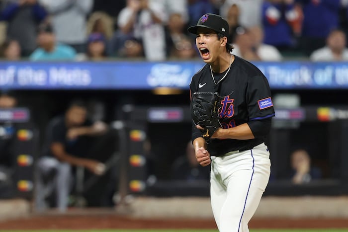 Tong pitches 5 innings in debut, Mets set team record for runs at home in 19