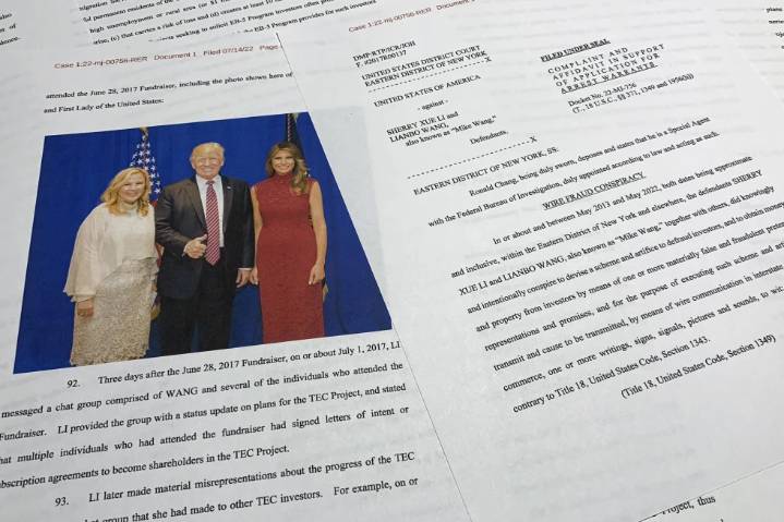 NY woman guilty of illegally contributing to Trump campaign event