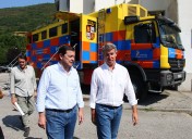 Mañueco, desbordado por los incendios, pide a Sánchez una «respuesta excepcional» del Gobierno