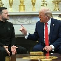 Zelensky returns to site of stunning Oval Office shouting match