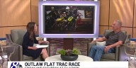 Outlaw Flat Trac Motorcycle Race