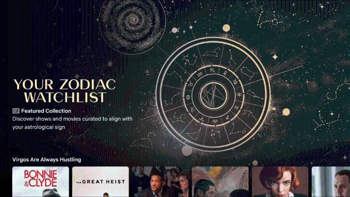 Netflix Launches 'Your Zodiac Watchlist' Based on Astrological Signs