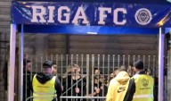 Far-right Israeli football fans set off pyrotechnics in Latvia