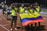 Colombia gana el relevo 4x100 de los Juegos Panamericanos Junior