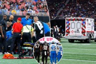 Lions-Falcons game suspended after Morice Norris leaves in ambulance