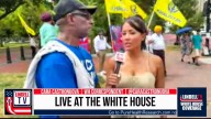 Mike Lindell's reporter tries to convince voter he's the only Black man opposing Trump