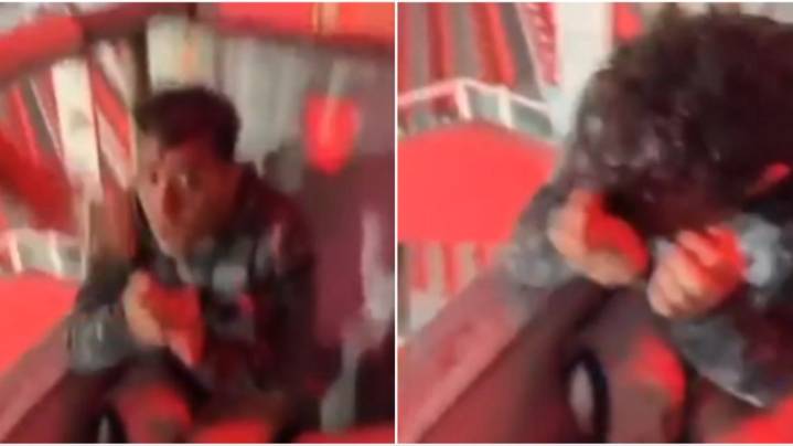 "Pedí perdón": amenazas, golpes y llanto en el video más brutal de los incidentes en Independiente