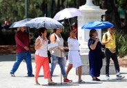 Ambiente caluroso con temperaturas de 39 °C y lluvias dispersas se prevén para la Península de Yucatán