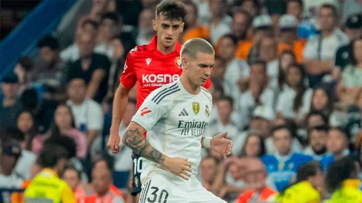 En el estreno de Mastantuono, Real Madrid le ganó a Osasuna en el Santiago Bernabéu