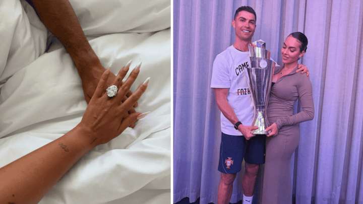 Anillo de millones y una historia de película: Georgina Rodríguez y Cristiano Ronaldo confirman su compromiso
