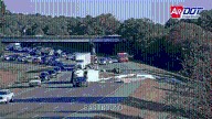 Overturned semi-truck blocking traffic on westbound I