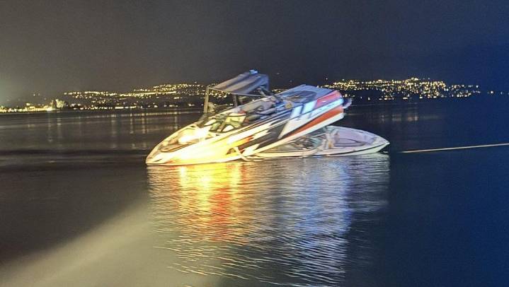 Several people injured when boat lands on another on B.C.’s Okanagan Lake: police