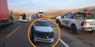 Accidente en la vía Arequipa – Puno: choque frontal entre miniván y camioneta deja 14 heridos en Caylloma