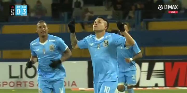 Golazo de Róger Torres de tiro libre que cortó racha ‘celeste’ en Sporting Cristal vs Binacional por Torneo Clausura de Liga 1 2025