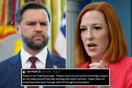 JD Vance blasts Jen Psaki for post declaring prayer 'is not freaking enough' in response to Minnesota shooting