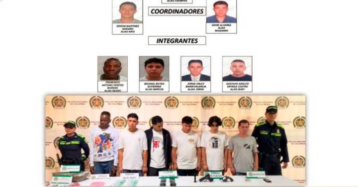 Capturaron a seis presuntos miembros de “Los Seguidores”, banda dedicada al fleteo violento en Medellín