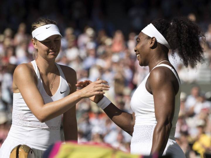 Serena Williams and Maria Sharapova Engage in Cheeky Banter at Tennis Hall of Fame Ceremony Serena Williams presents Maria Sharapova with huge honour but not without bringing back a little spice from 