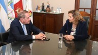 La intendente recibió en el salón de acuerdos al Defensor del Pueblo