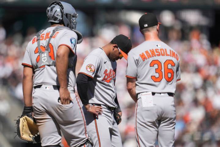 Orioles can’t solve Verlander, fix defense in loss to Giants