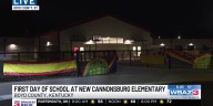First day of school at new Cannonsburg Elementary