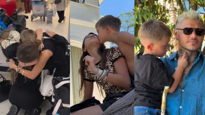 El emotivo video que la China Suárez eligió para mostrar el reencuentro familiar con sus hijos en Turquía