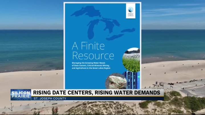 Rising water demands amid influx of data centers, Alliance for the Great Lakes 