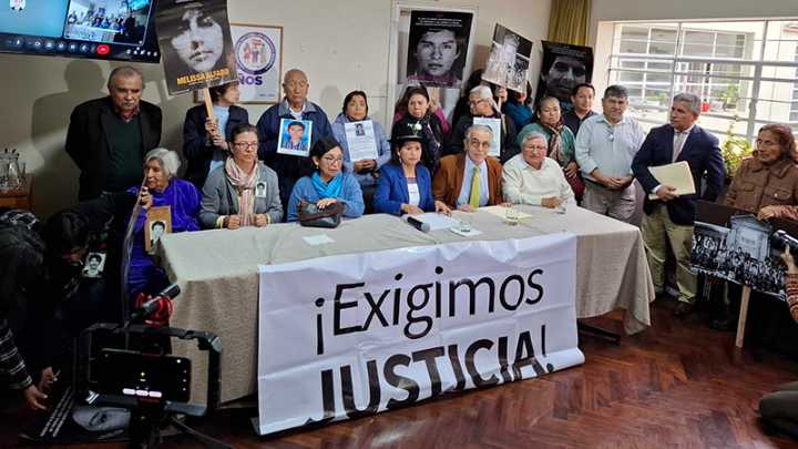 CNDDHH acusa a Dina Boluarte de promover la impunidad a favor de violadores de DDDH