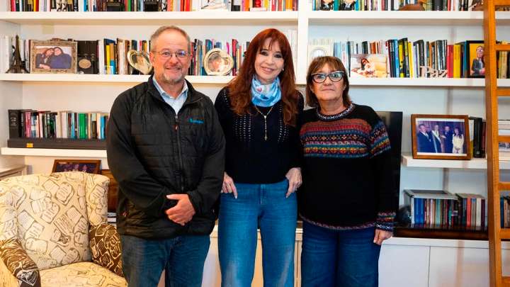 El secretario de la Internacional de la Educación visitó a Cristina Kirchner