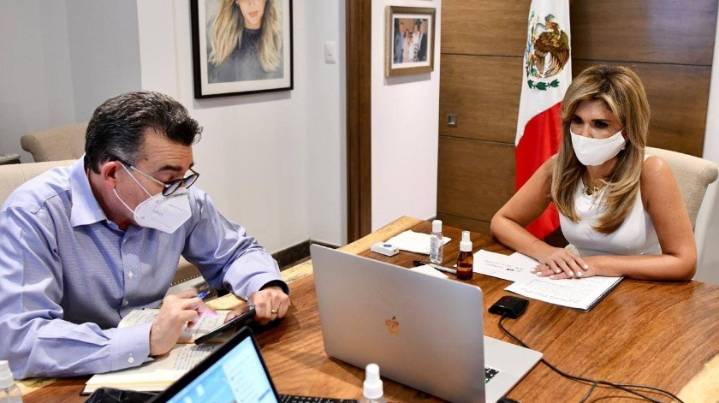 The Governor of Sonora and Chancellor Ebrard agree to install checkpoints along the border to prevent non