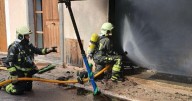 Incendio con atrapados en un garaje de Porto Cristo