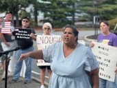 Protesters call Norfolk DA a ‘meatball’ over handling of Sandra Birchmore case