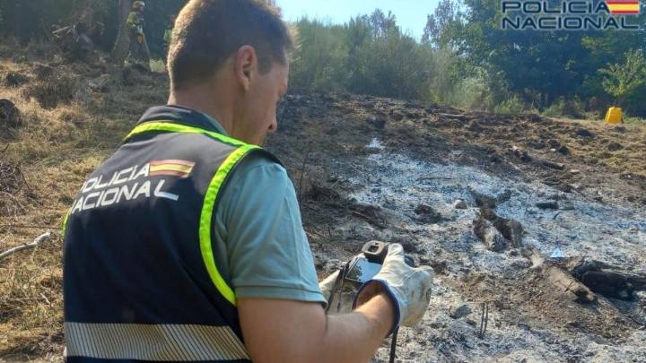 Detenido un hombre en un pueblo de León por provocar un incendio al quemar unos rastrojos