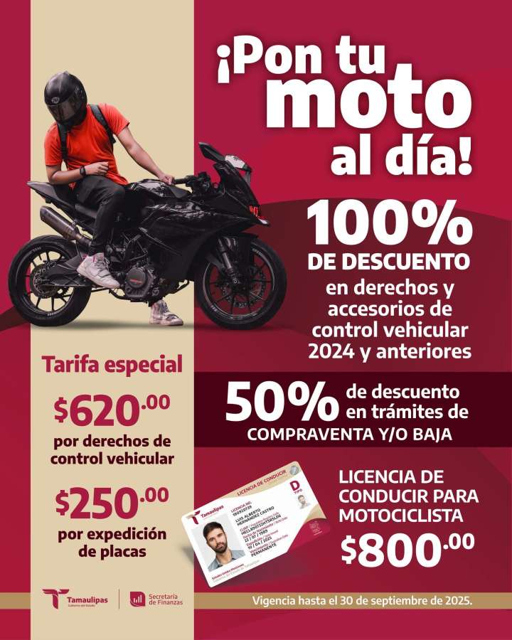 El Gobierno de Tamaulipas te ofrece estos beneficios:
