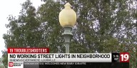 No working street lights in neighborhood