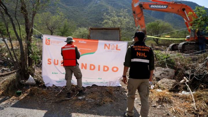 División Ambiental detiene desmonte ilegal en predio de Escobedo