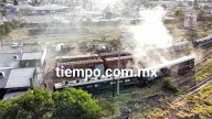 Incendio afectó 4 vagones en Ferromex; daños por 15 MDP