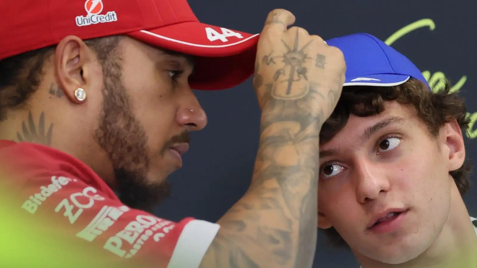 Lewis Hamilton opens up on Antonelli support after Mercedes motorhome visit