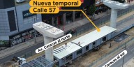 Activan estación temporal por obras del Metro de Bogotá en la calle 57 con Caracas 