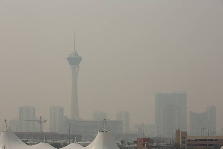 Clark County warns of poor air quality from wildfire smoke