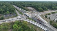 Eastwood Mall provides shoppers with alternate routes during diverging diamond interchange project