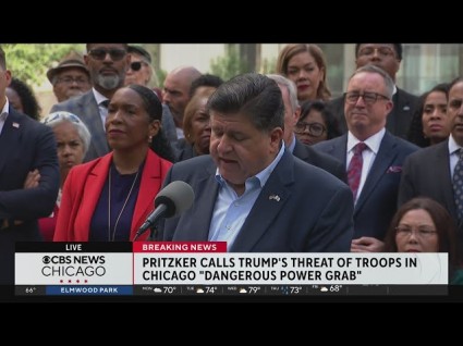 Pritzker Punches Trump: 'Do Not Come To Chicago."