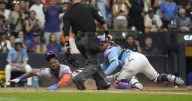 Brewers hold off skidding Mets 3-2 for 7th straight win thanks to Perkins' throw