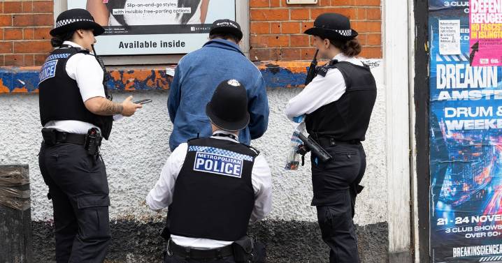 Inside the Met Police's crackdown on London's crime hotspots as dogs sniff out Londoners carrying heroin and cocaine
