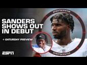 REACTION to Shedeur Sanders' preseason debut + Travis Hunter to play both ways vs. Steelers