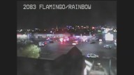 Multiple parked cars hit in west Las Vegas valley parking lot after man suffers medical episode: police